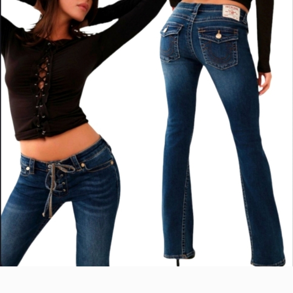 True Religion Denim - True religion  wendy blue jean size 25